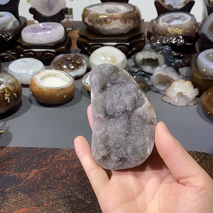 未镶嵌水晶摆件砂糖水晶