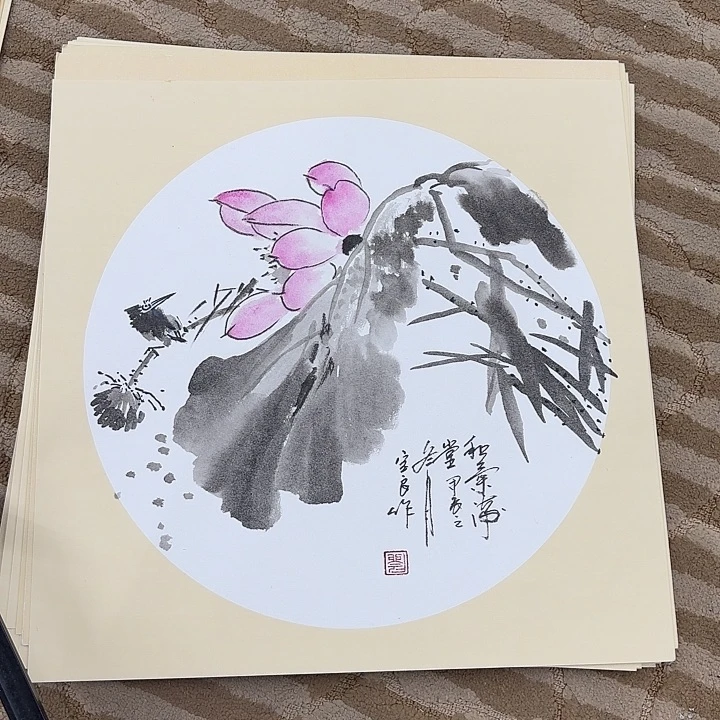 国画花鸟的翅膀和翅膀38.38