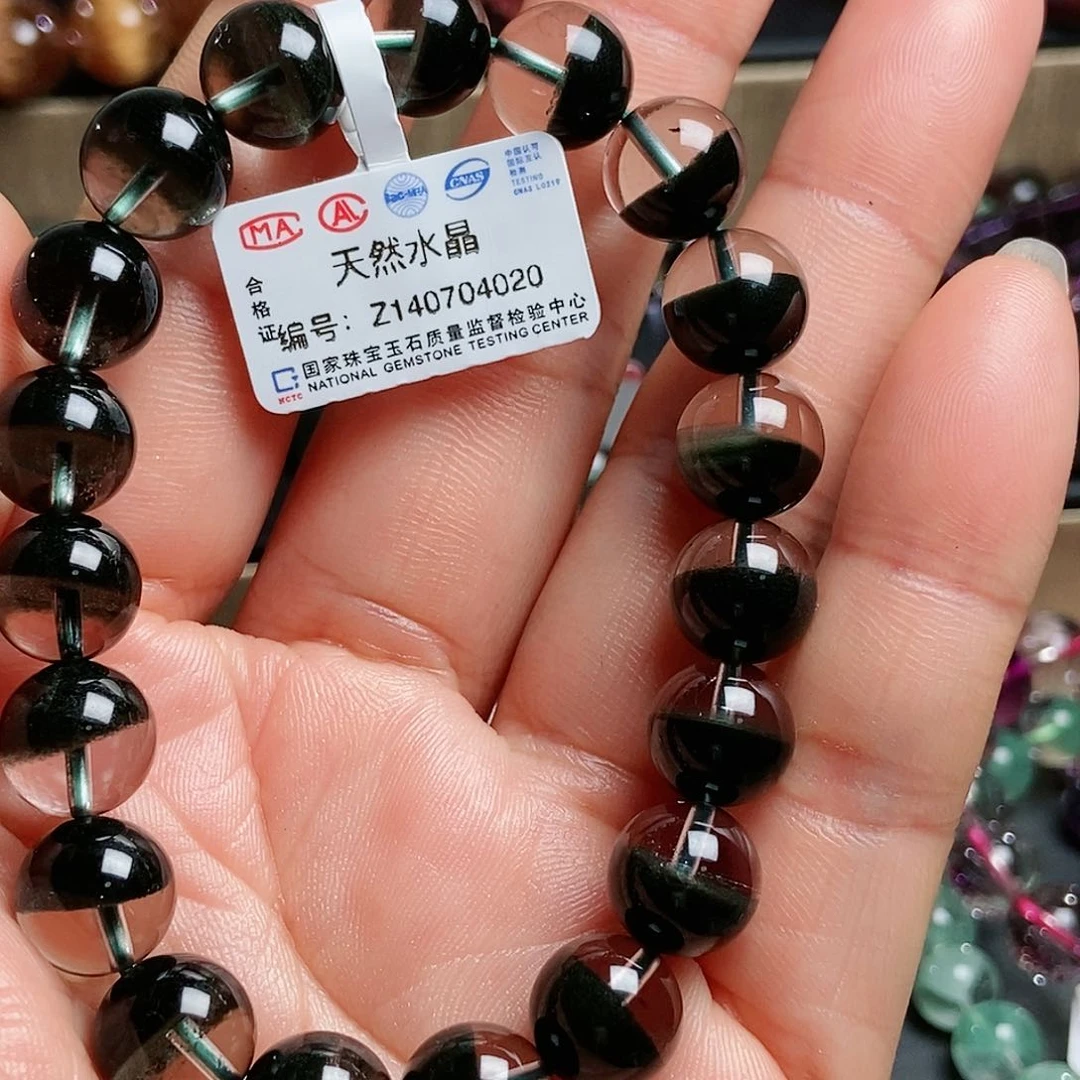 水晶手链未镶嵌绿幽灵10➕