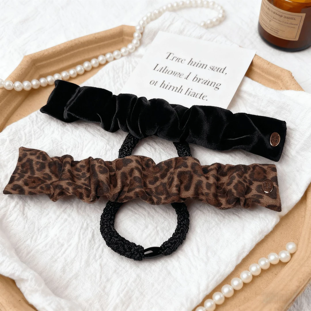 2025新款高弹力高级感丝绒皮筋发圈高马尾显发量不伤发发绳发圈