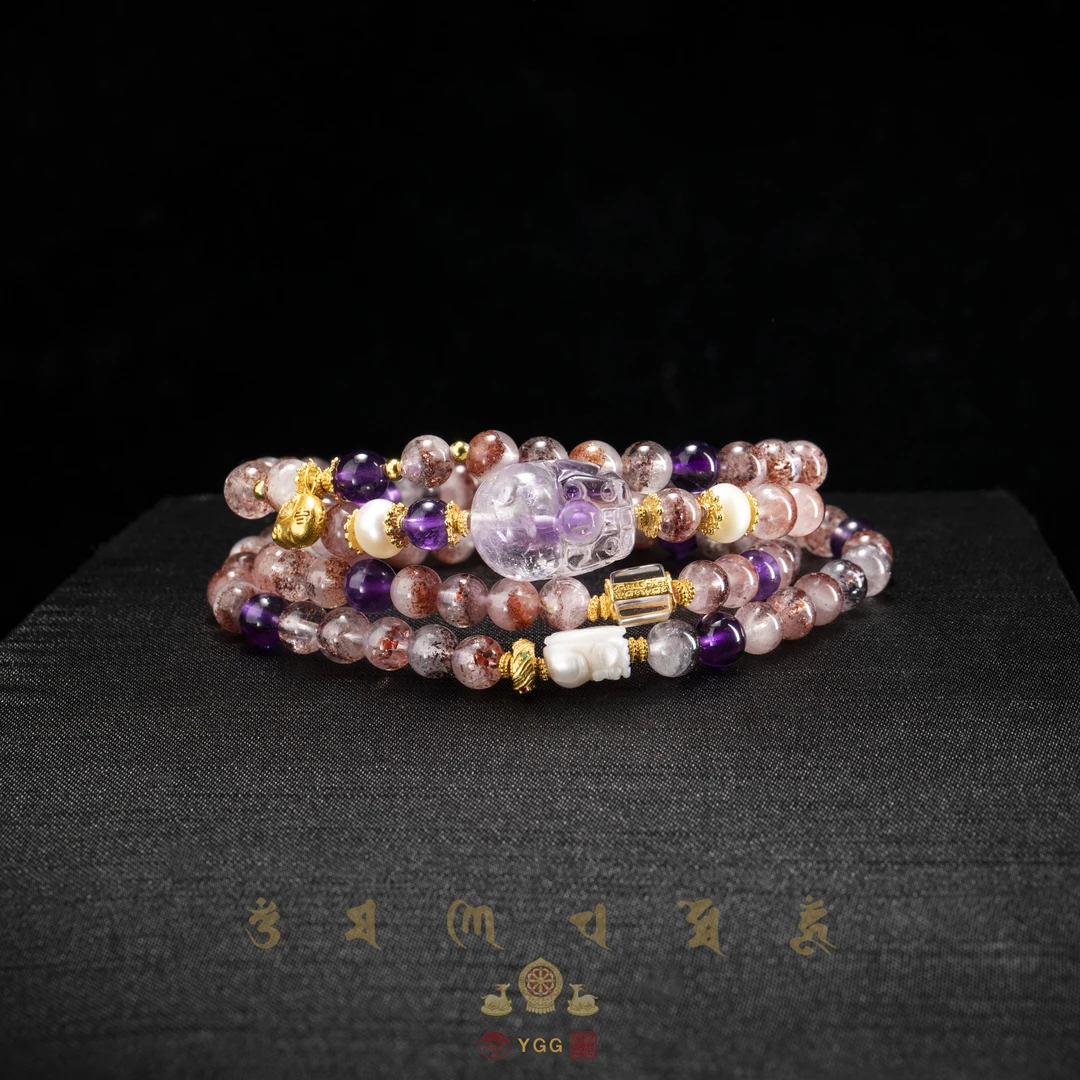 Y员格格/超七水晶多圈手串/貔貅/QCATT09（多样性发）