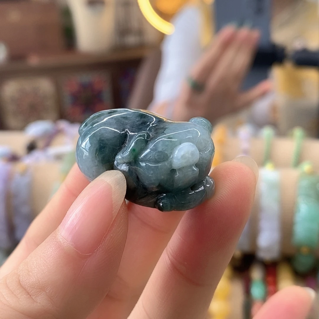 翡翠未镶嵌挂件翡翠挂件