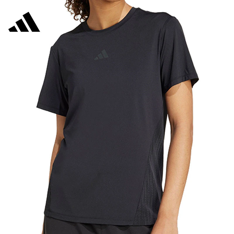 【滔搏联动】adidas阿迪达斯女子D4TINTT-SHIRT针织短T恤JZ6281