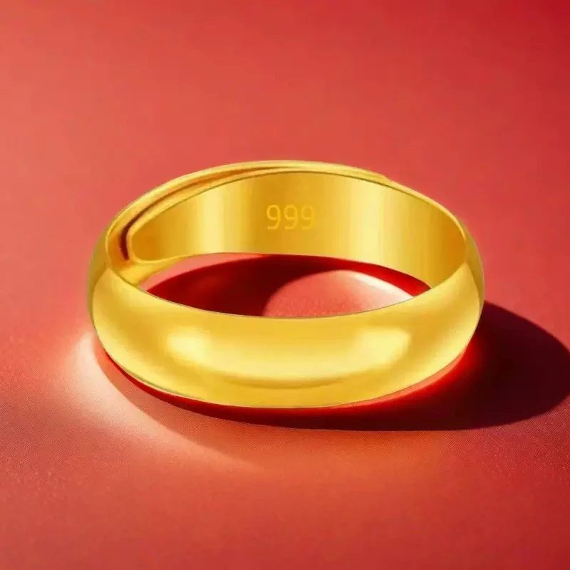 合金戒指 复古/宫廷金色指环金色经典对戒首饰戒礼物礼品戒指戒指