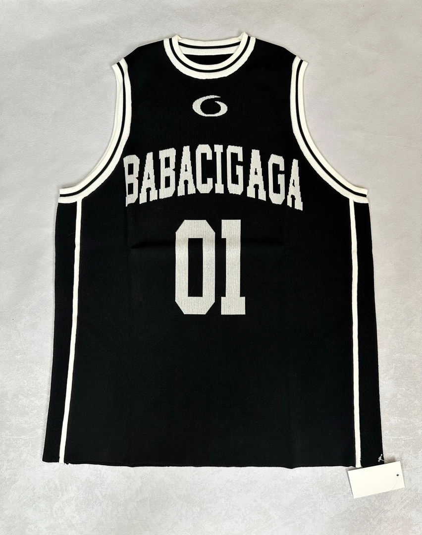 【niko出品】巴子25新款basketball系列1号弹力透气无袖背心篮球衣