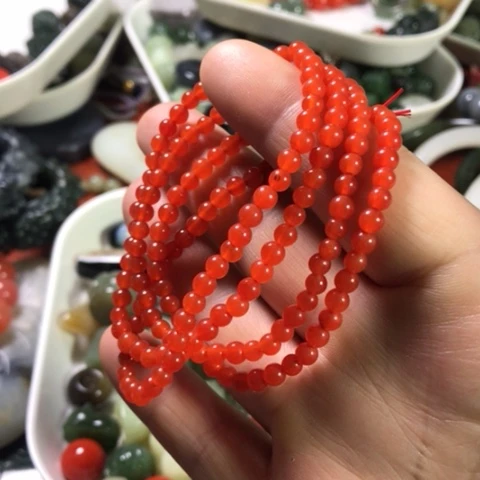 未镶嵌手链南红玛瑙多圈手链