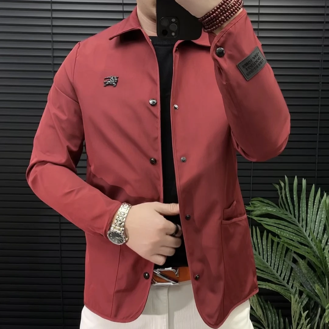 男士春季休闲商务秋冬夹克外套SD-177时尚潮流高端大气百搭