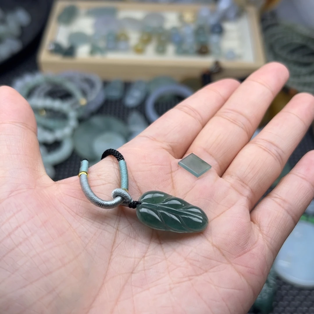 未镶嵌挂件翡翠打包两件