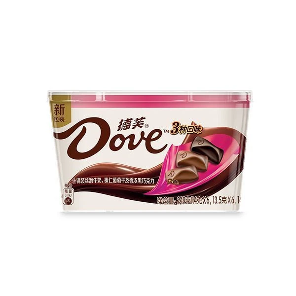 德芙巧克力什锦碗装 249g/碗 盒装巧克力