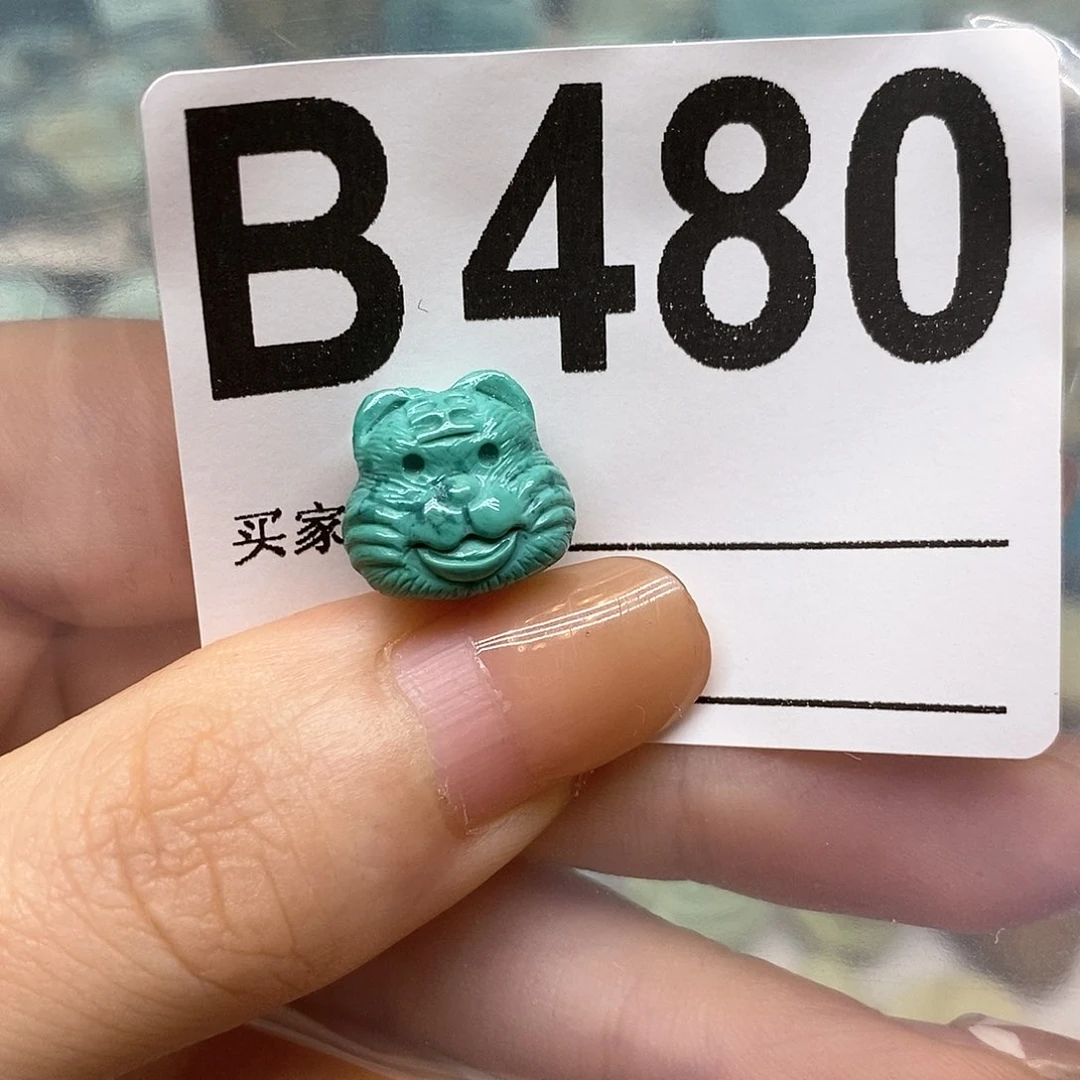 未镶嵌绿松石绿松石配饰定制俗*