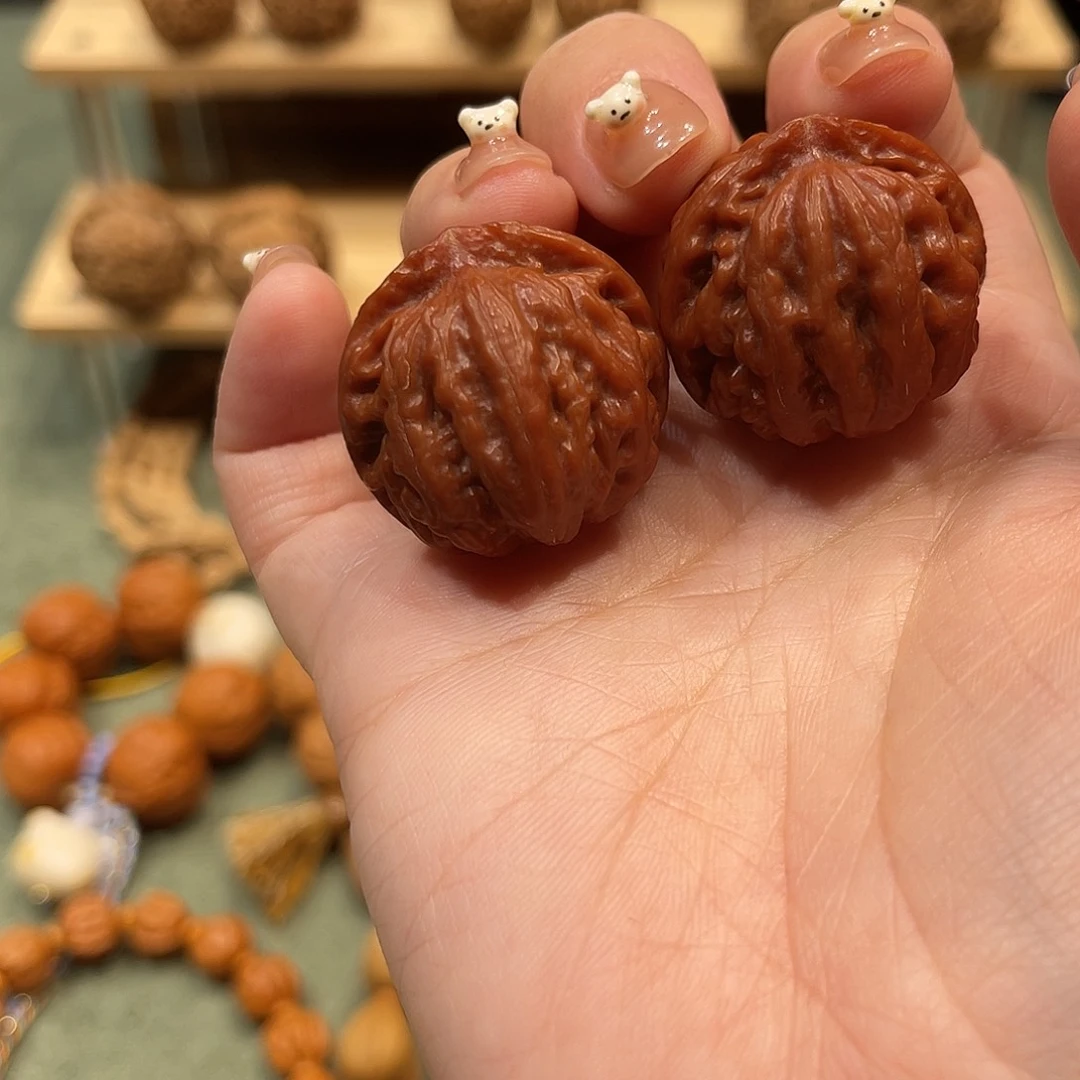 把件文玩核桃秋子小官帽