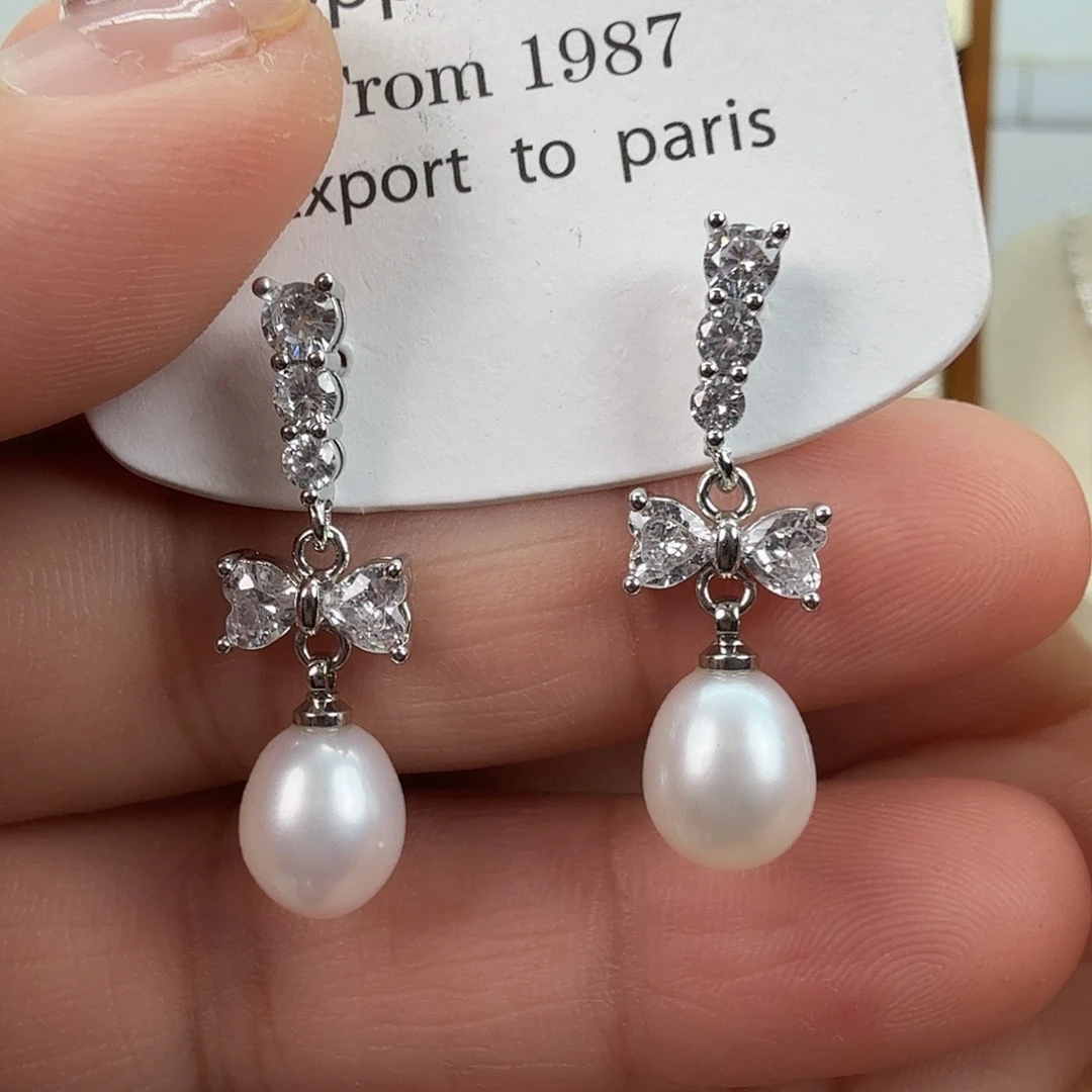 未镶嵌淡水珍珠耳饰