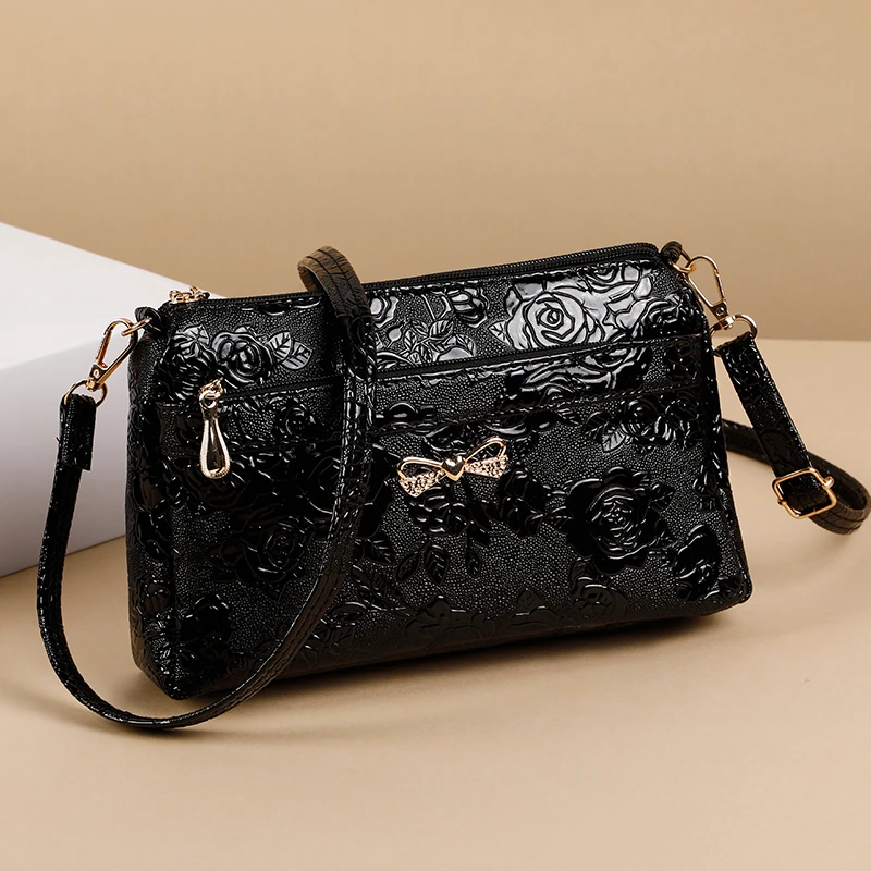 【长25宽6高15】包包女紫气东来中年妈妈斜挎包大容量单肩手机零钱