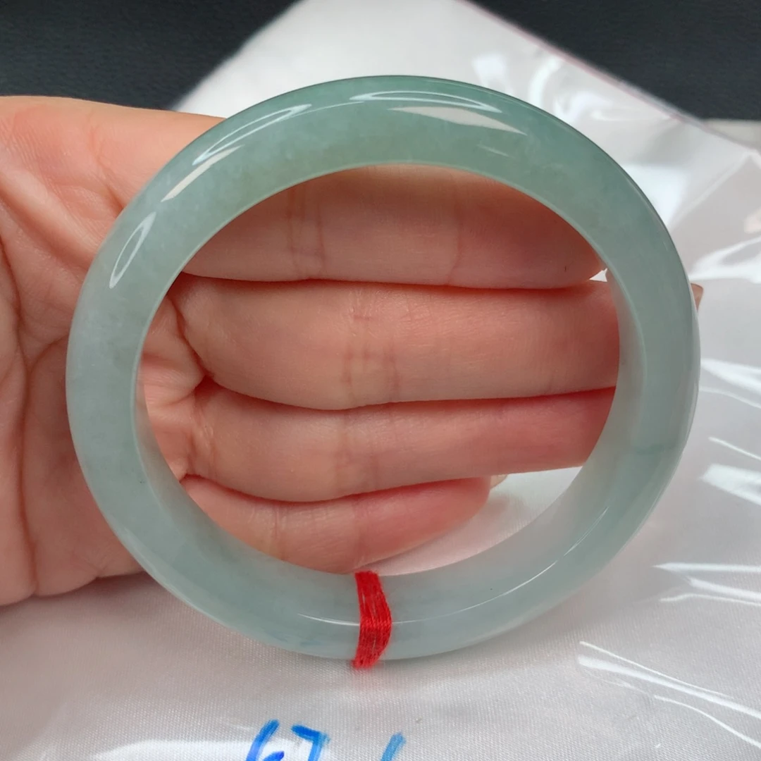 翡翠手镯未镶嵌57-58 湖水绿