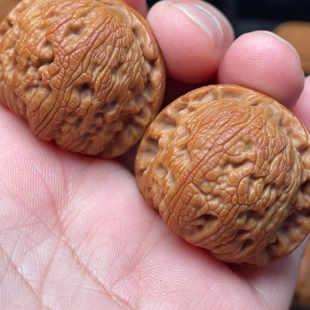 文玩核桃把件34尺寸龙珠