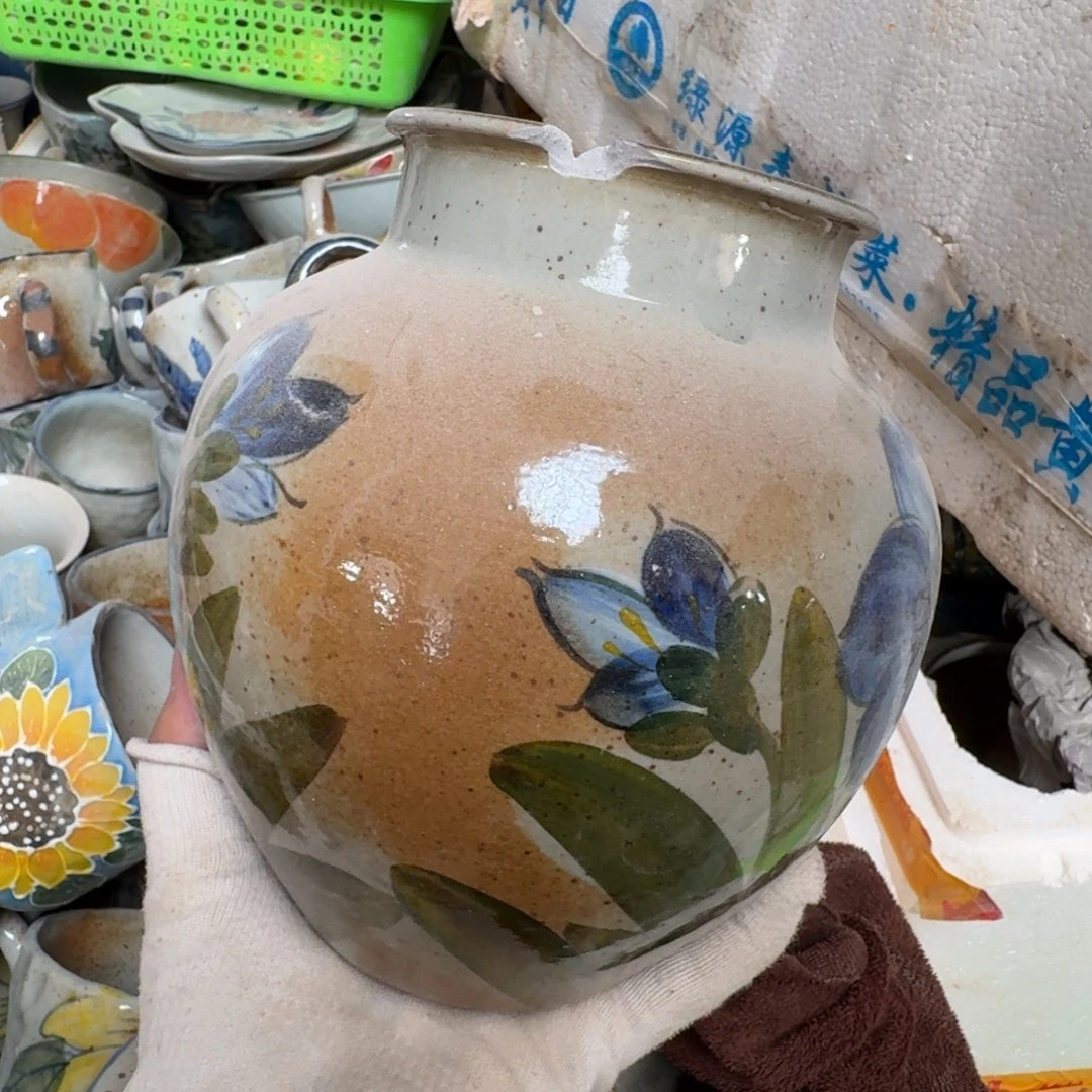 釉下彩瑕疵处理慎拍191
