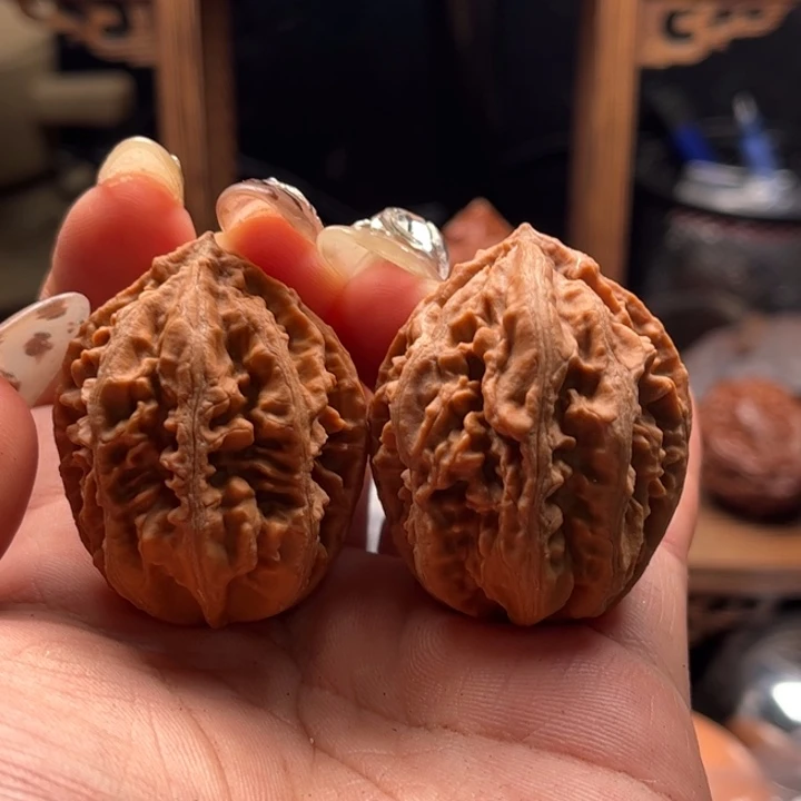 文玩核桃把件楸大胖40