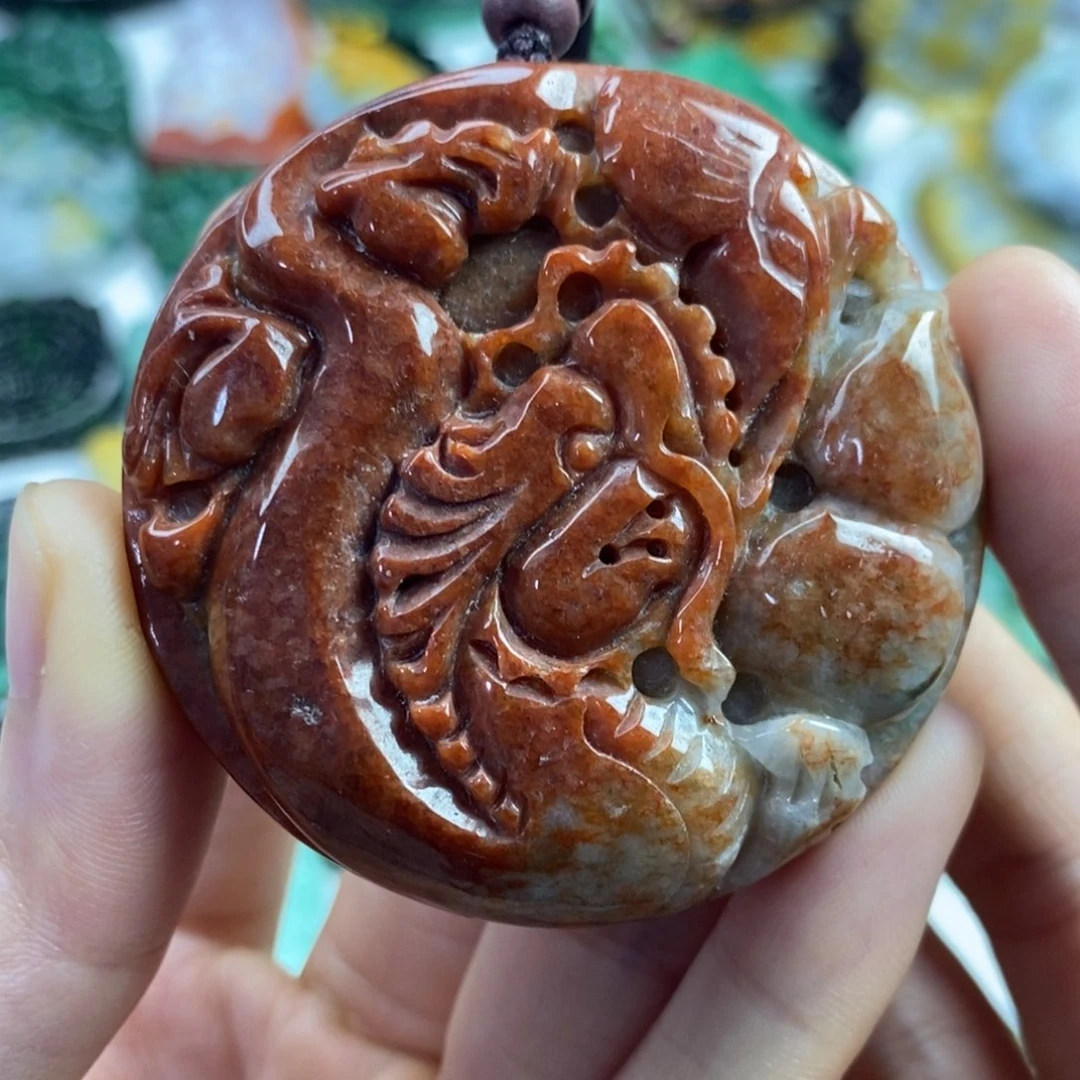 翡翠未镶嵌颈饰吊坠