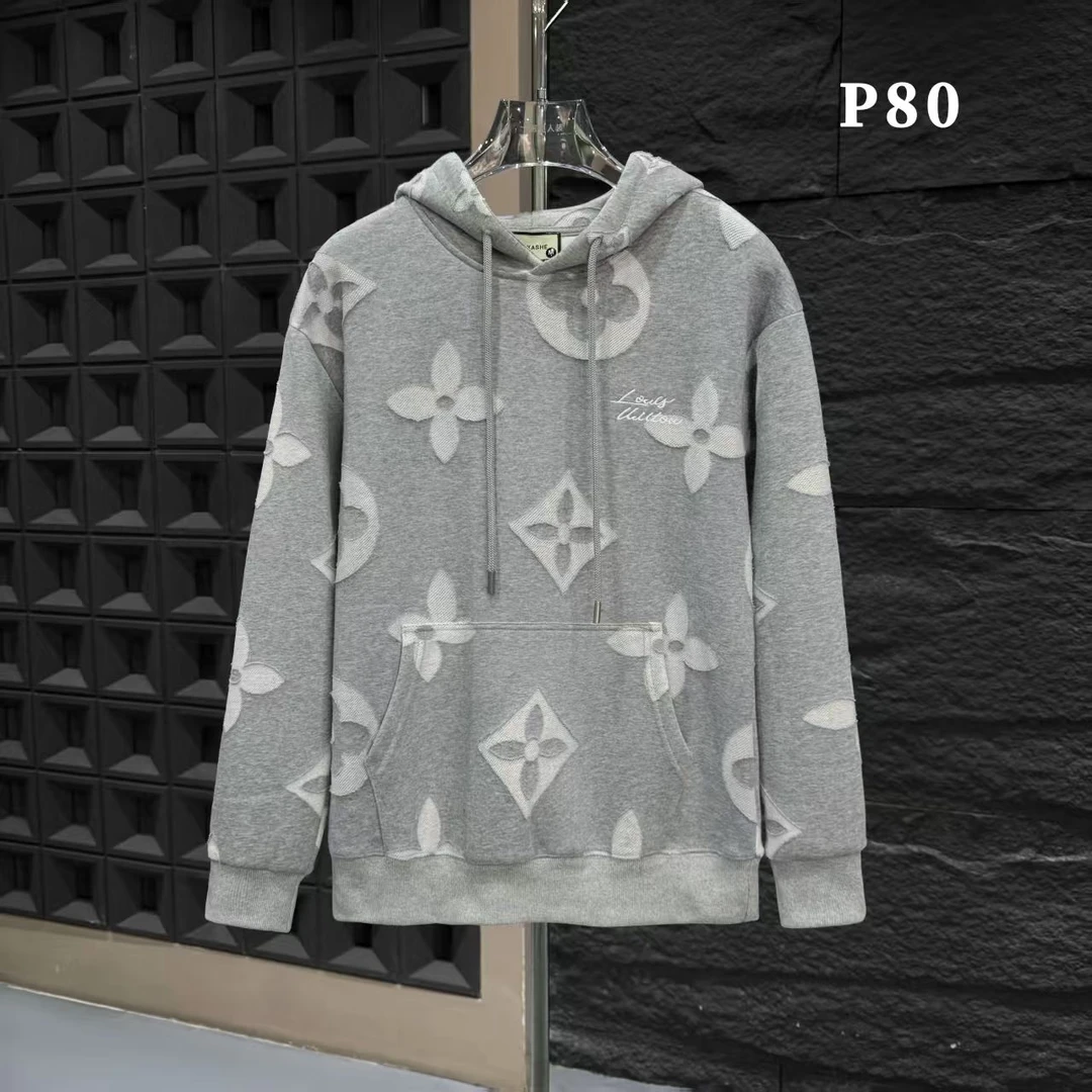 P80-【大宝】-秋冬潮牌男女同款刺绣百搭时尚休闲套头卫衣