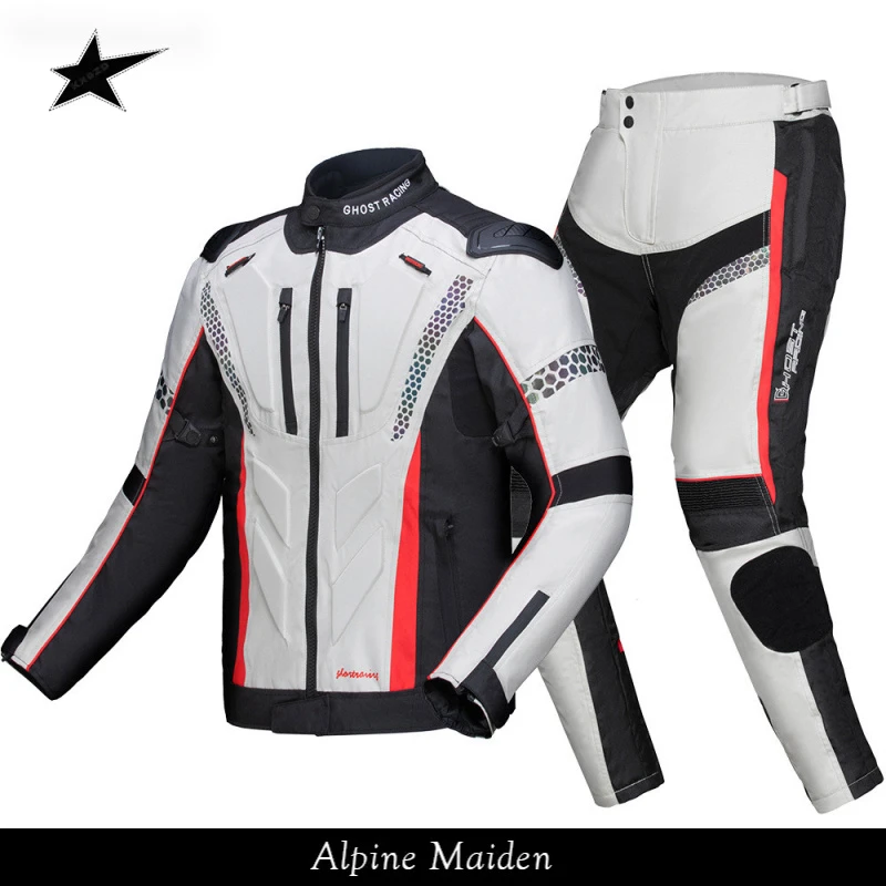 正品A星Alpine Maiden防水保暖赛车服骑行套装休闲分体式骑行服