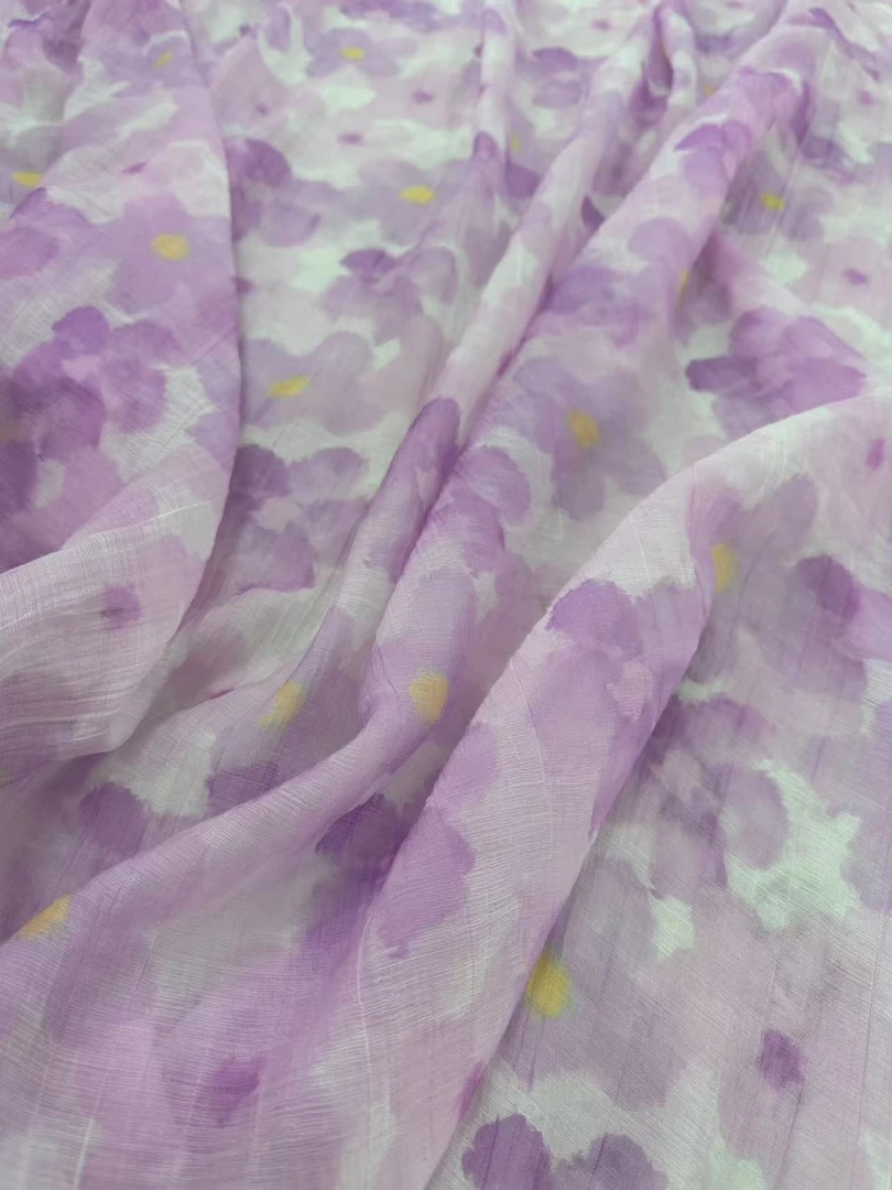 仙女绉小仙女时尚连衣裙服装布料