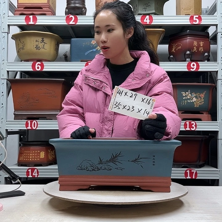 紫砂花盆紫砂花盆