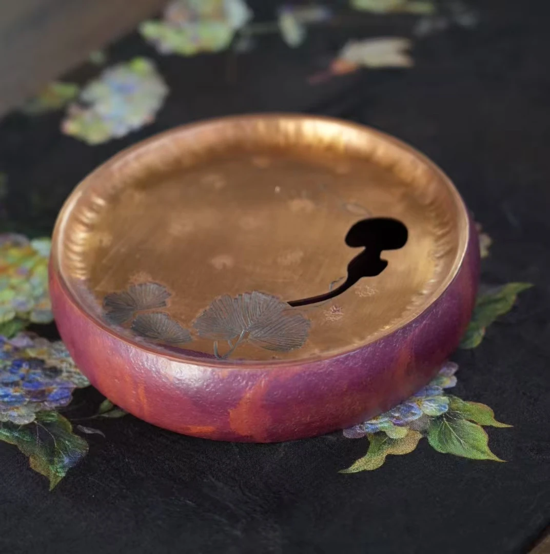 【预售】福气福禄壶承铜器家用直径16cm高3.5cm容量450ml