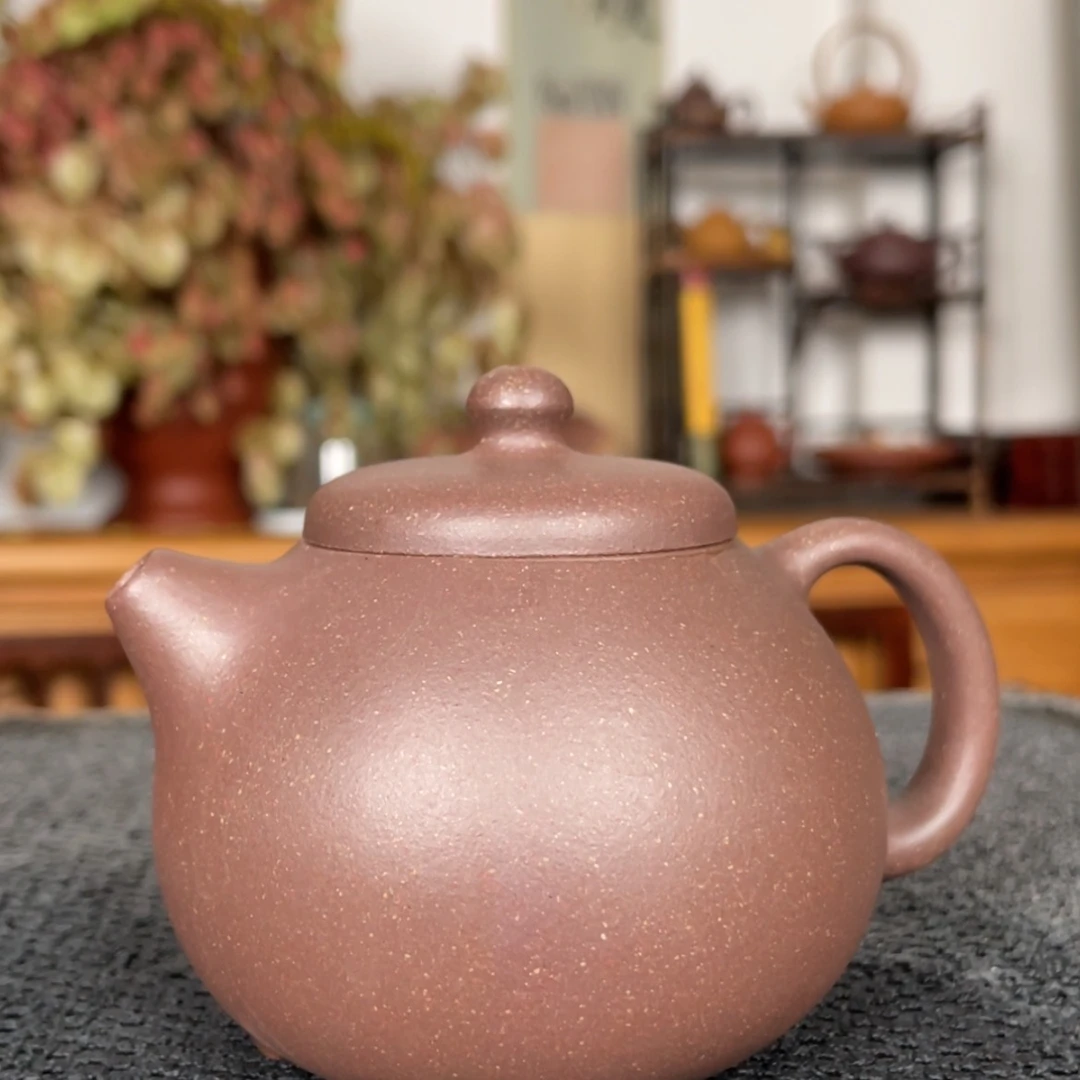 【闪购商品】茶壶紫砂龙旦壶 紫玉金砂