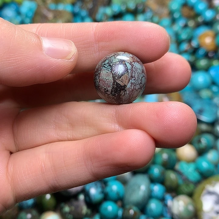 老***鸠非金属特色三彩圆珠