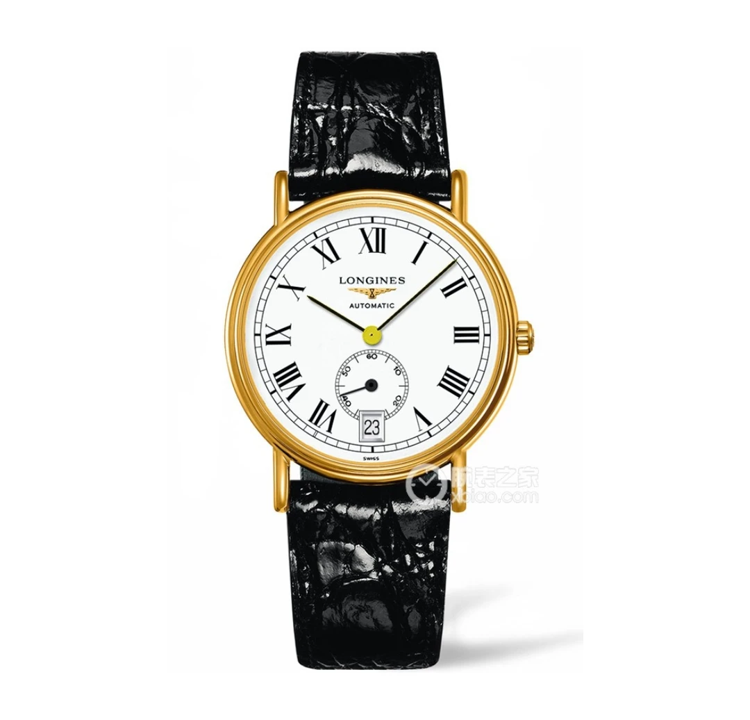 99新 Longines/浪琴 瑰丽/38.5m/经典白盘机械男款表/原12800/全