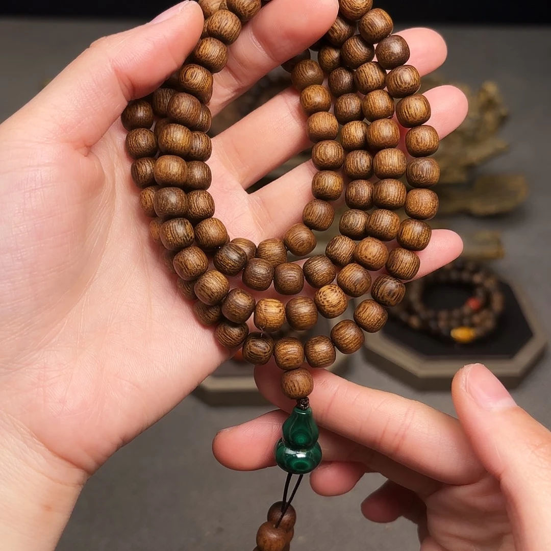 手串沉香越南芽庄白棋楠熟结黄油0.7×0.8×108