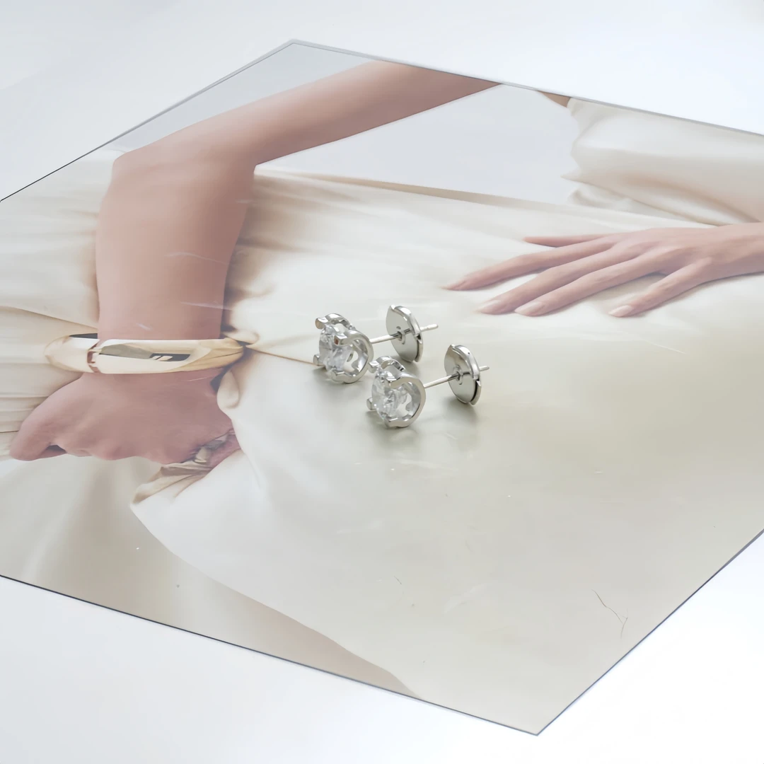 铜合金仿水晶耳饰 耳环9689