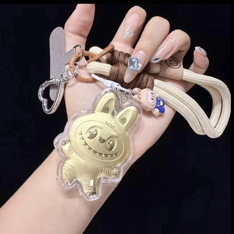 热卖拉布布可爱卡通金片 手机包包挂件钥匙扣