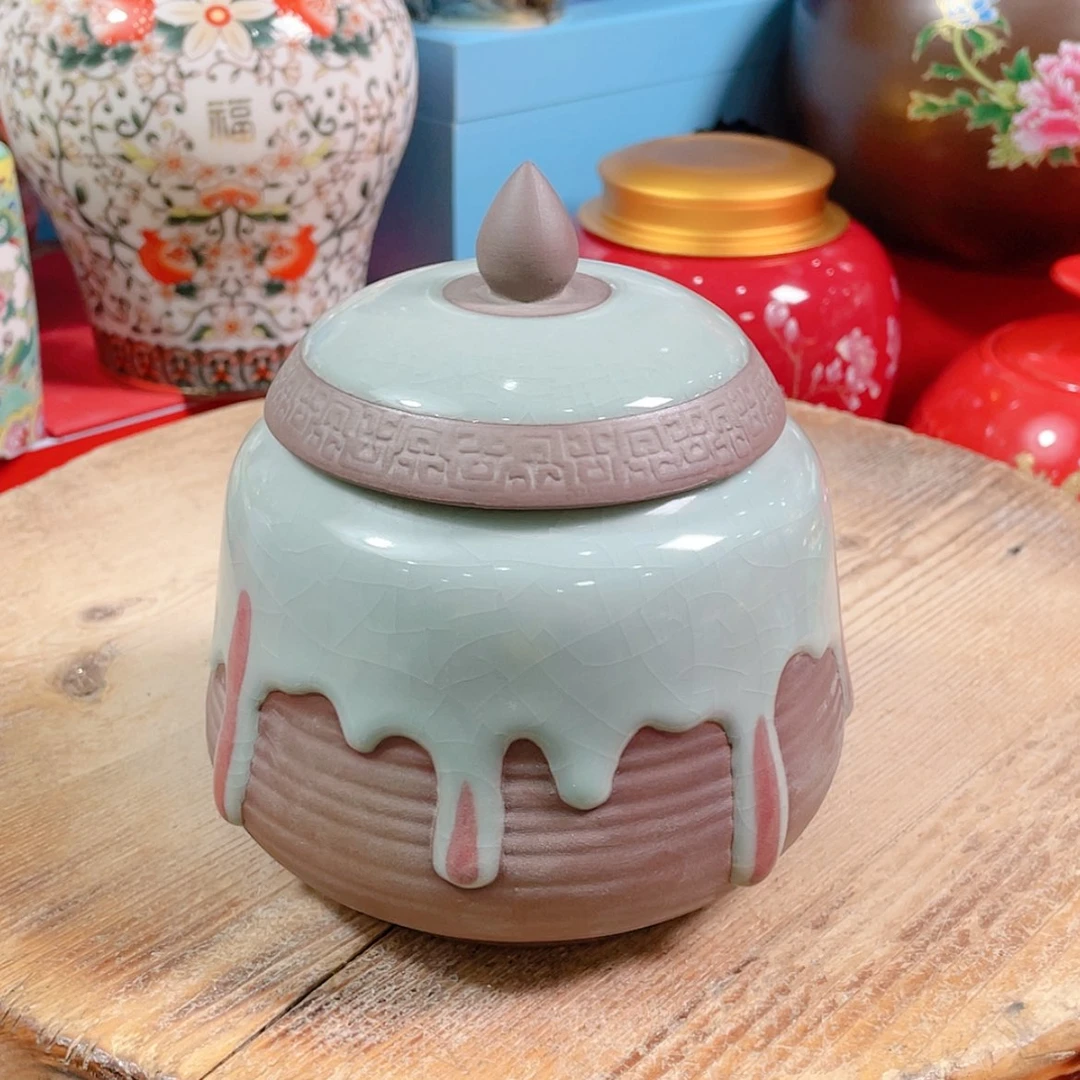 【闪购商品】罐陶瓷茶叶罐密封罐