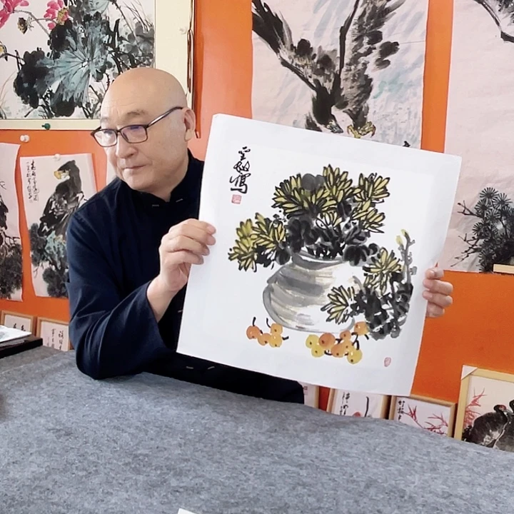 国画张圣敏先生纯手绘作品