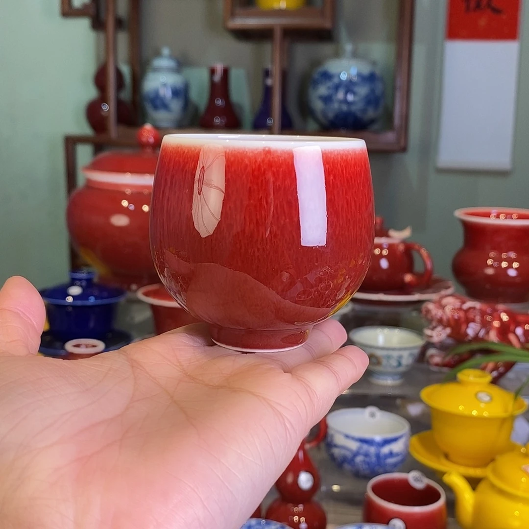 清欢雅玩选矿郎红龙蛋杯