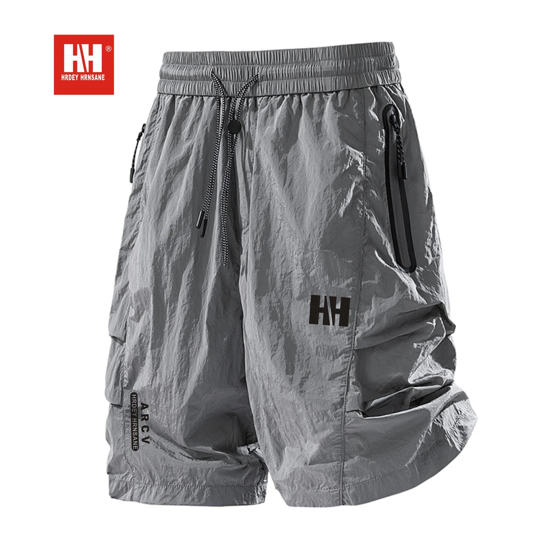 HRDEY HRNSANE无弹透气薄款夏季短裤宽松潮流工装裤自然户外青年