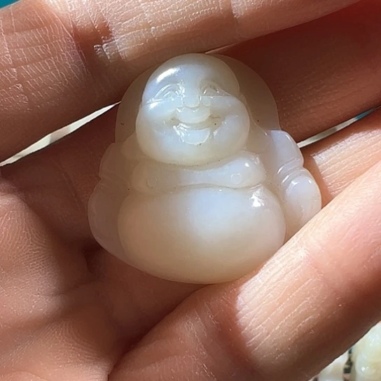 和田玉（糖玉）挂件未镶嵌用****9