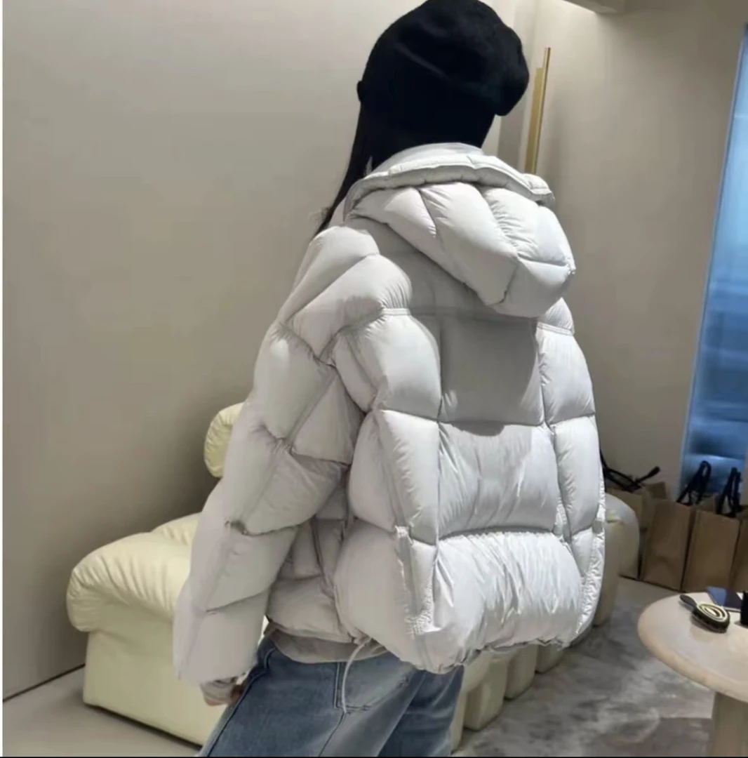 95白鸭绒羽绒服女2025冬新款初冬季独特超好看韩系短款**/