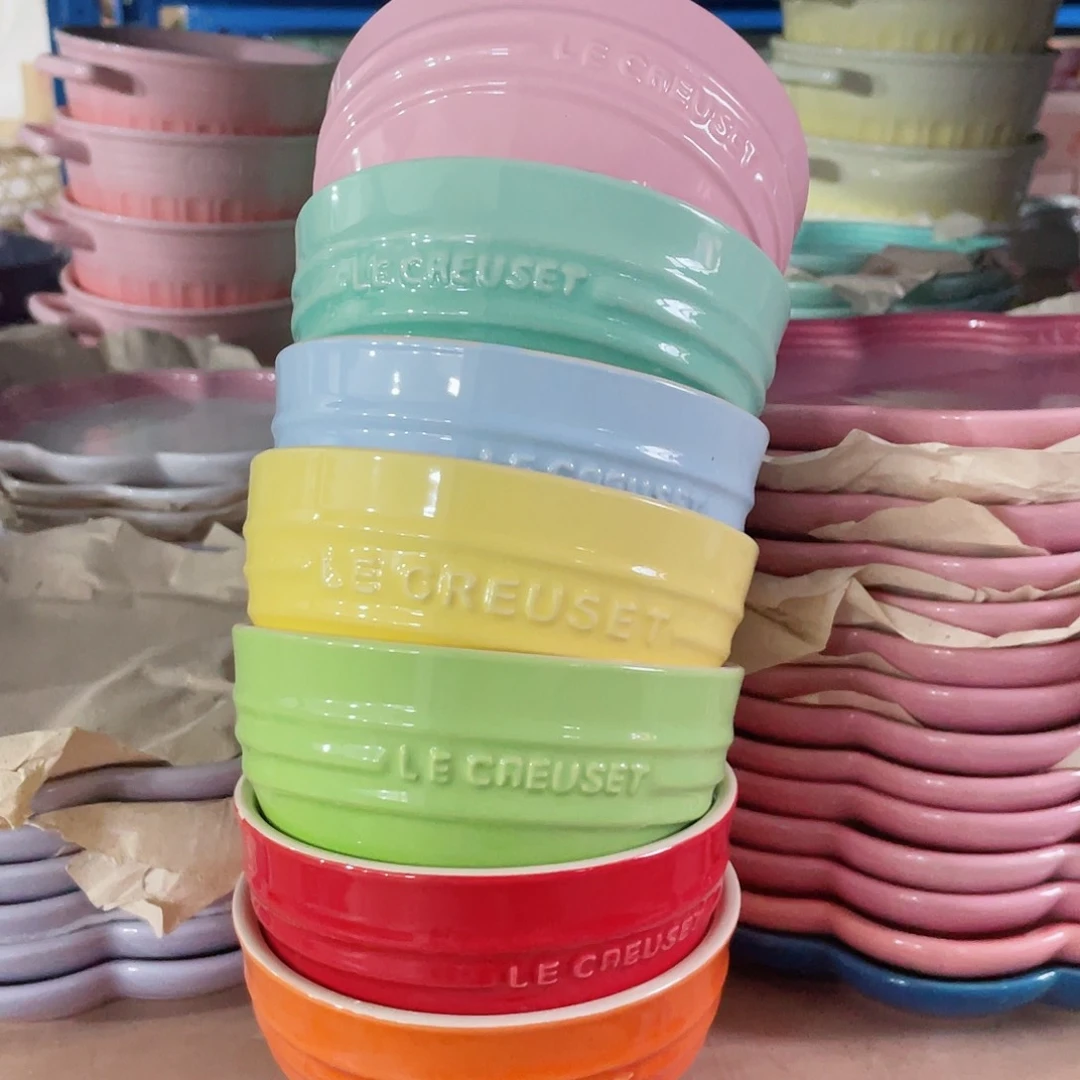 瓷片微瑕陶瓷餐具4个装