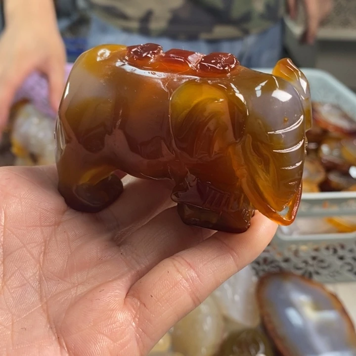 玛瑙/玉髓吊坠(不含链)未镶嵌