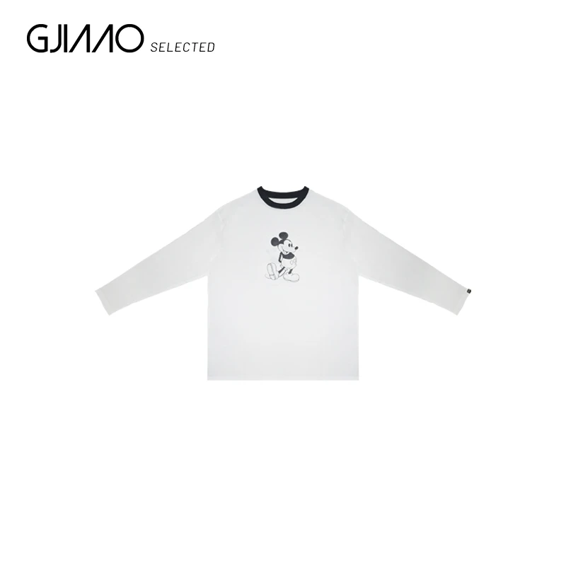 258356 卡通米奇麻长袖T恤