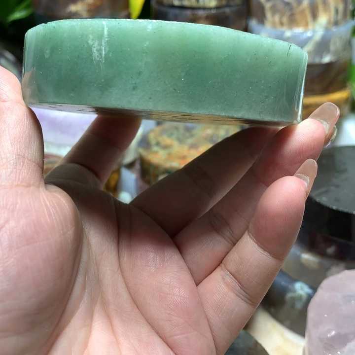 问****定制石英质玉定制手镯64送镯心吊坠