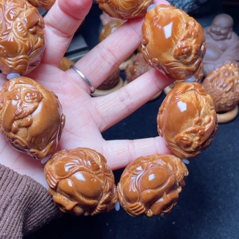 【闪购商品】手串/手链橄榄核｀**n32左右横财手持