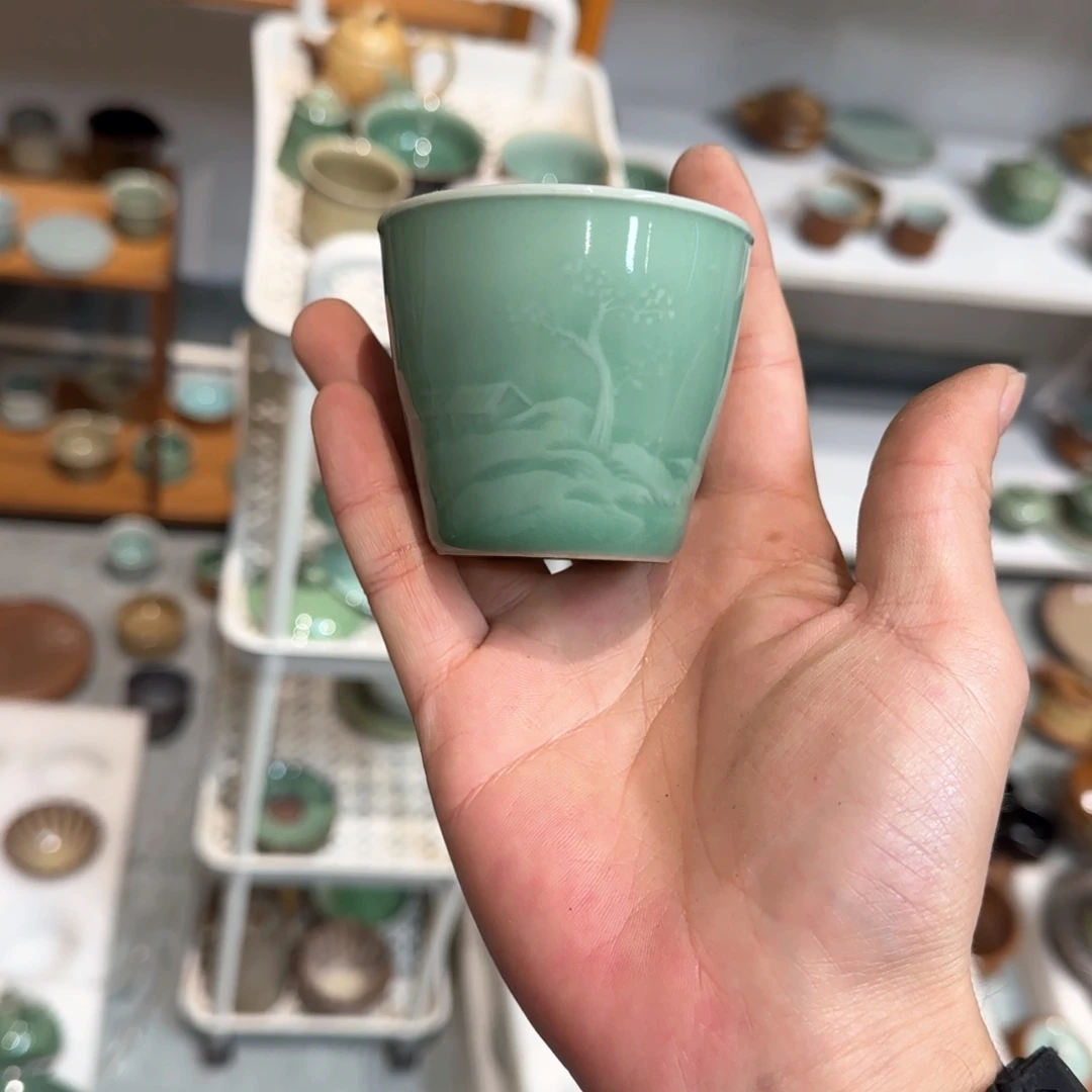 小金茶具青瓷茶器