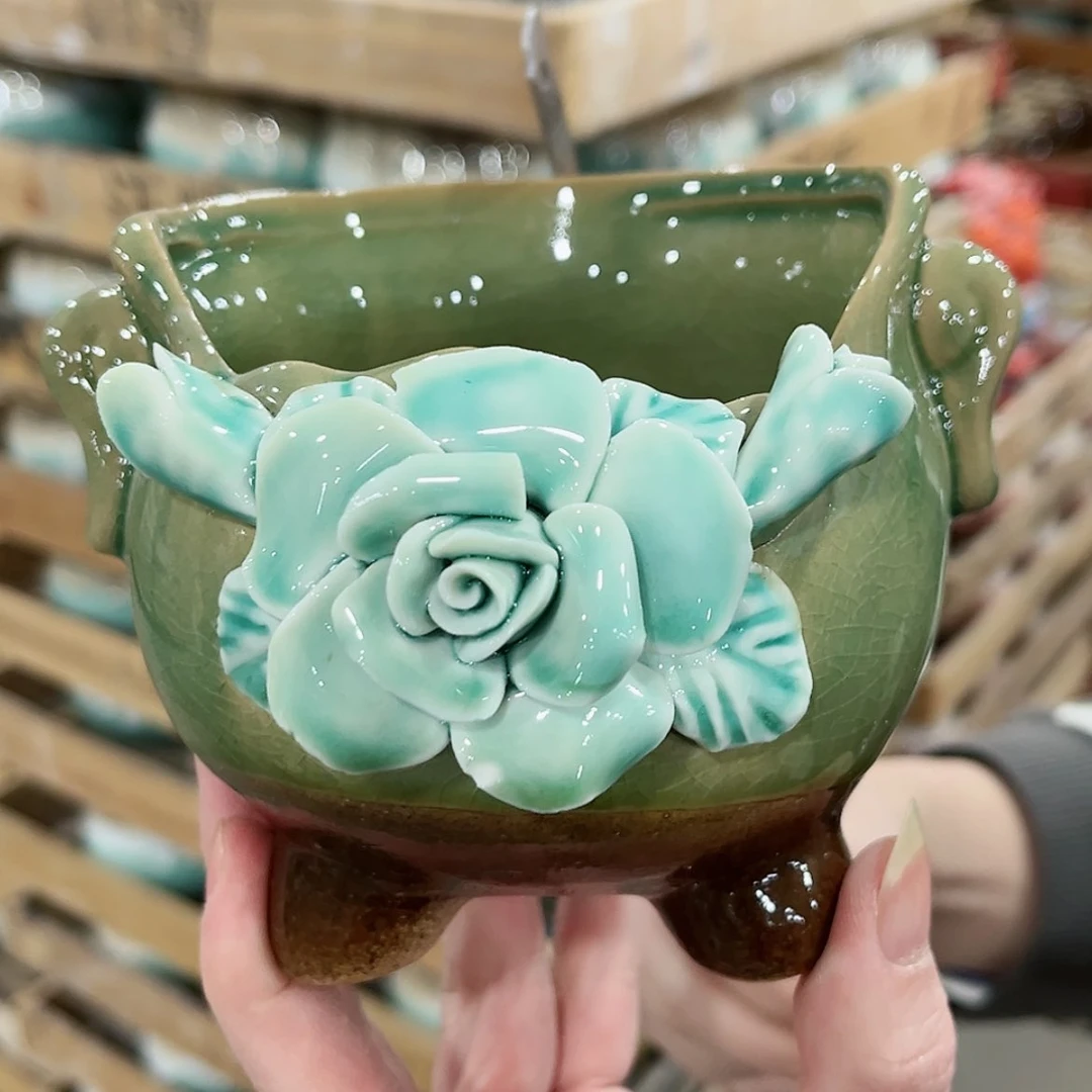 【闪购商品】陶瓷福利品凑满10元发货陶瓷花盆