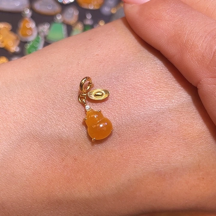 翡翠银S925镶嵌颈饰