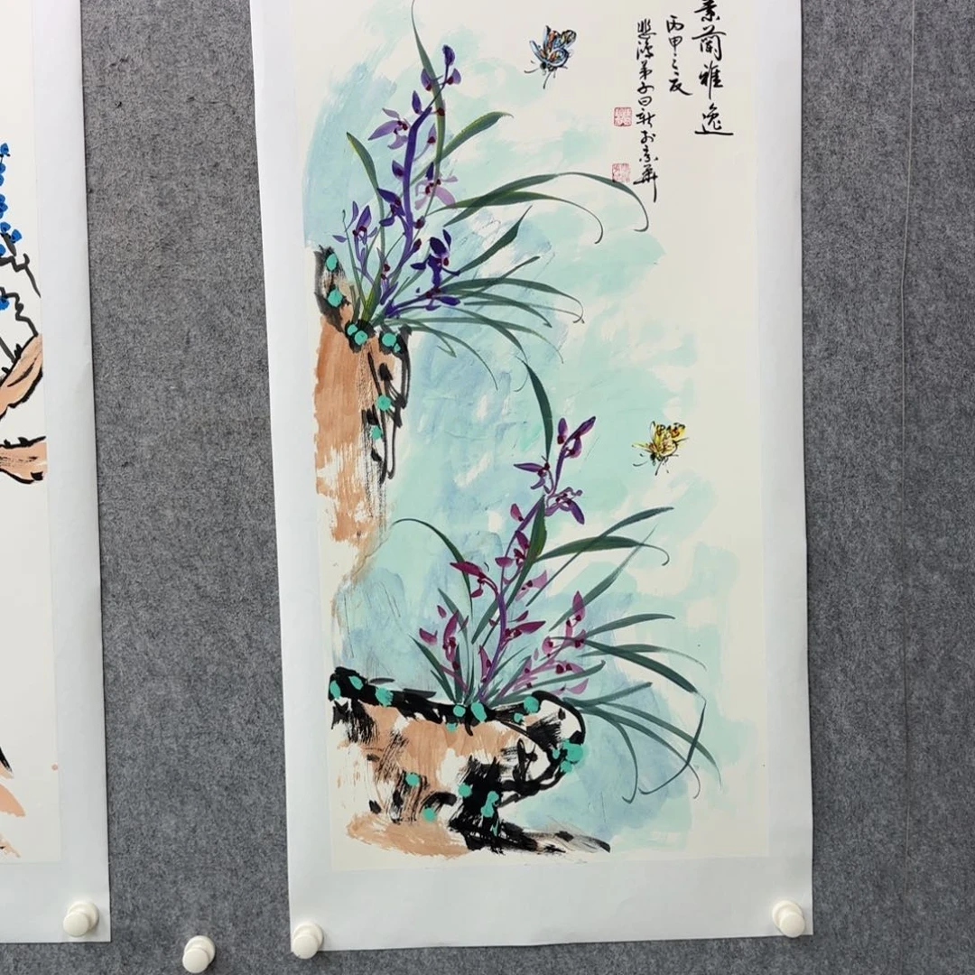 书法作品多次参加