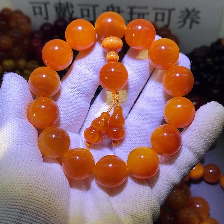 松木（琥珀木）手串/手链1.6 包浆高货