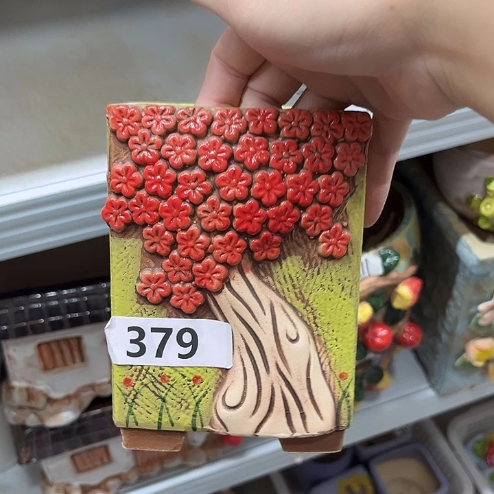 紫砂花盆粗陶材质多肉花盆